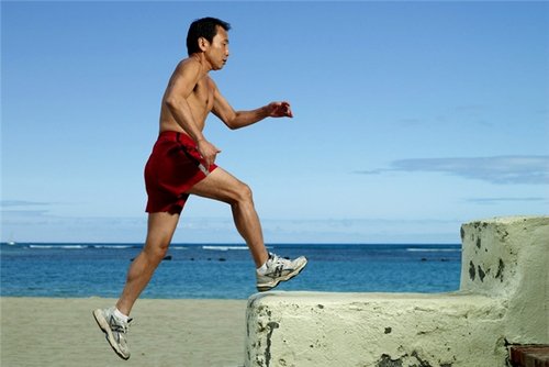 Murakami corriendo