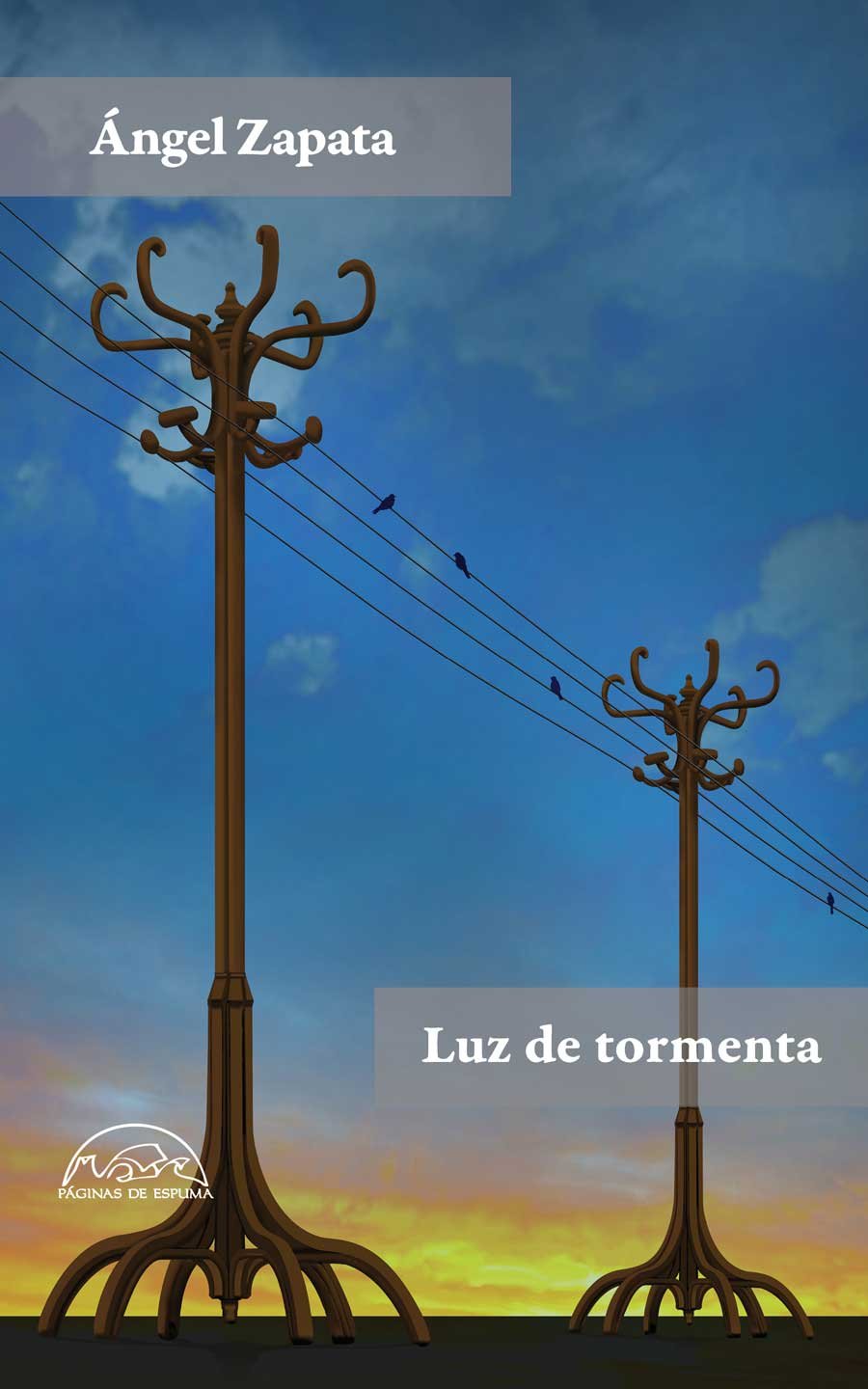 Portada de "Luz de tormenta", de Ángel Zapata