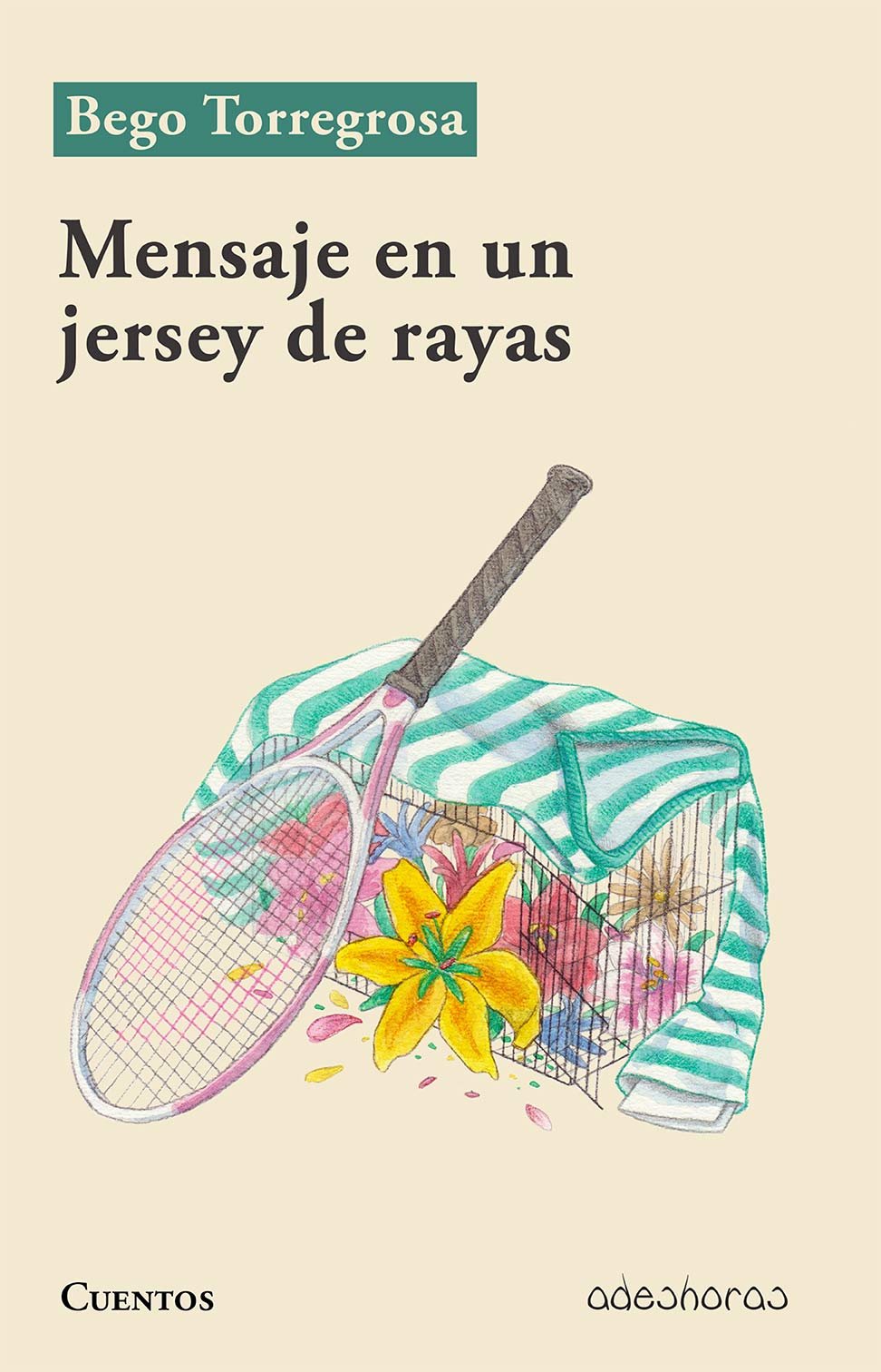 Portada de "Mensaje en un jersey a rayas", de Bego Torregrosa